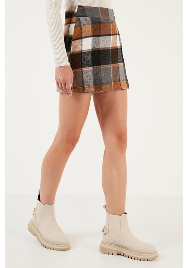 Lela Pamuk Karışımlı Regular Fit Kışlık Bayan Şort Etek 61100015 Antrasit Lela Pamuk Karışımlı Regular Fit Kışlık Bayan Şort Etek 61100015 Antrasit