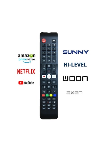 Sunny HI-Level Led Tv Kumandası Youtube Netflix Prime Tuşlu