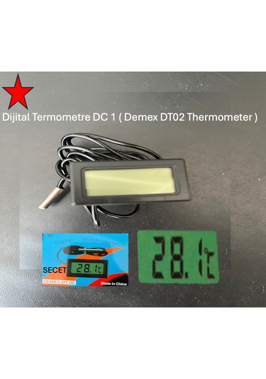 Dijital Termometre Dc 1 Demex Dt02 Thermometer