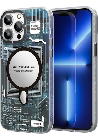 Youngkit Apple Uyumlu iPhone 13 Pro Max Kılıf YoungKit Technology Serisi Kapak ZORE-267428