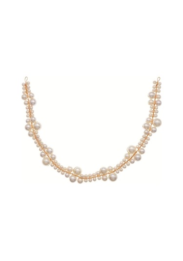 Willowhaven Her Mevsim Yakışan Zarif Altın Sarı Taç - Yumuşak Zincirli Şık Saç Bandı