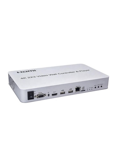 Gplus 4Kvw344P 2X3 Video Wall Controller Hdmı Wifi Duvar Ekran