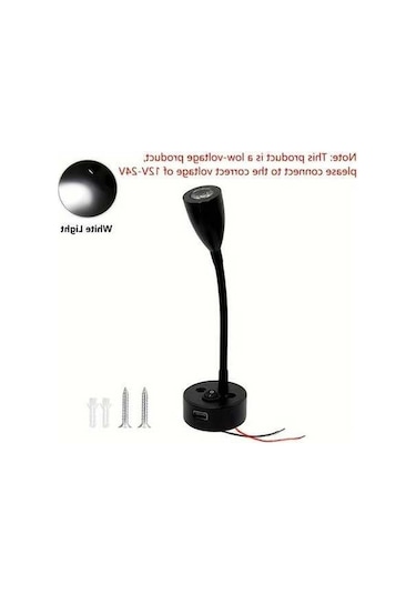 Trendooze Gaojunshop01 Mryc Led Masa Spot Lambası, 3w Beyaz Işık, Esnek Boyun