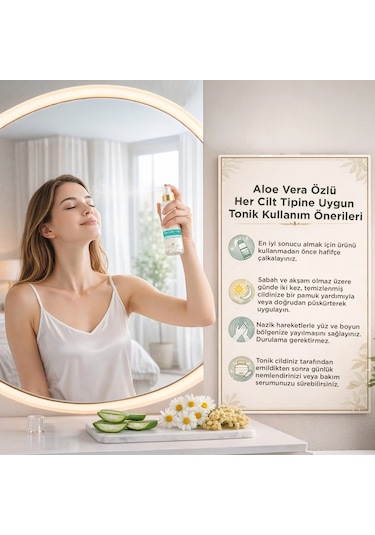 Sera Natura Skın Care Aloe Vera Özlü Tonik 100 ML