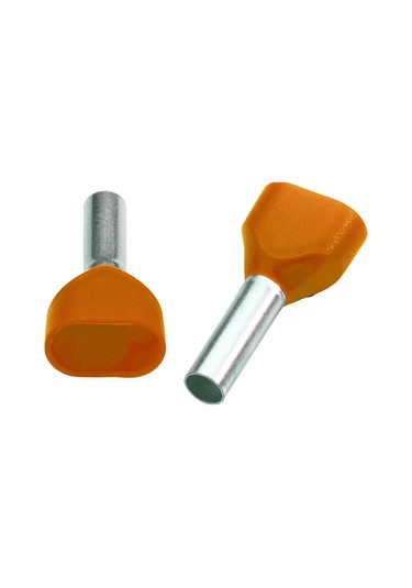 Tbloc Ies 2x4,0/12 Turuncu Çift Girişli Yüksük İzoleli F Norm 200'lü Paket