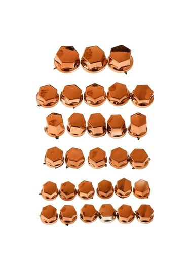 Ganzhoushop Yamaha Vida Turuncu Suntek Somun Parça Motosiklet Kapatma Dekorasyon Civata Başlığı 30 Ql Turuncu