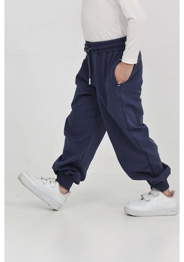 Toontoy Erkek Çocuk Punteriz Detaylı Eşofman Alt Acı Kahverengi