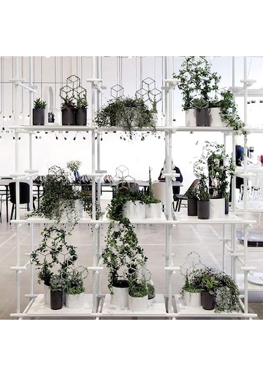 Lebihmurah 2925 Bitkiler Destek Çerçevesi Paslanmaz Saksı Bitki Tırmanma Asma Rafı