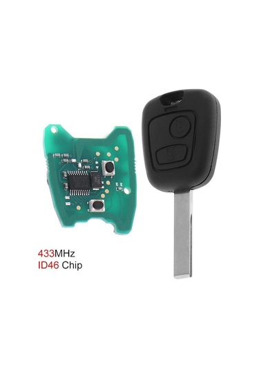 Novahub 433mhz Uzaktan Araba Anahtarı Fob Id46 Hu83 Blade Citroen 73373067c Peugeot 307 İçin Fit