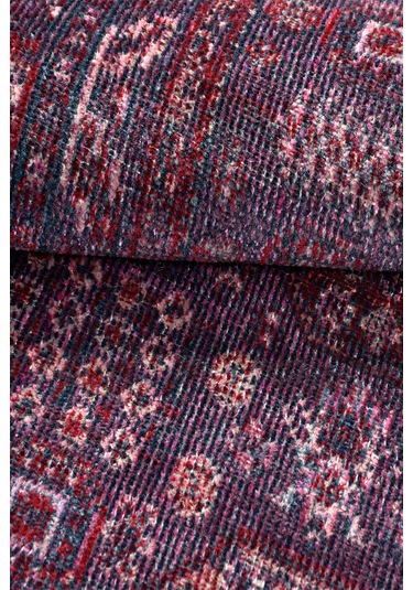 Arkaik Halı Koleksiyonu Zamansız Dokulu Desen, Tozumaz, Kolay Temizlik, İnce Form Mor