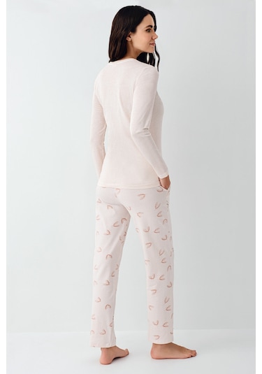 Pierre Cardin Kadın Pembe Pijama Takımı Pc9061-s-v1 Pembe