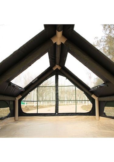 Glampıng Family Şişme Kamp Çadırı 300 400 200 Cm Haki