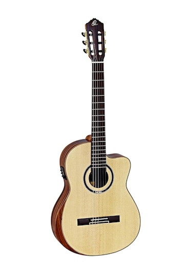 Ortega Private Room Striped Suite Elektro Klasik Gitar Natural