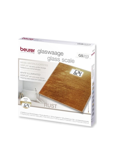 Beurer Gs 203 Ahşap Görünümlü Dijital Cam Baskül
