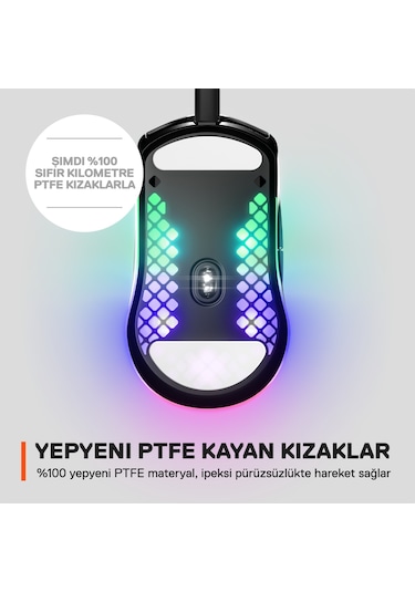 Steelseries Aerox 3 Ultra Hafif Optik Oyuncu Mouse