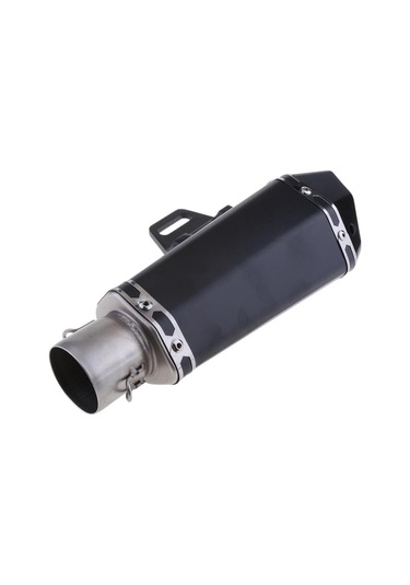 Suntek Motosiklet Egzoz Susturucu Borusu Siyah 36-51 MM