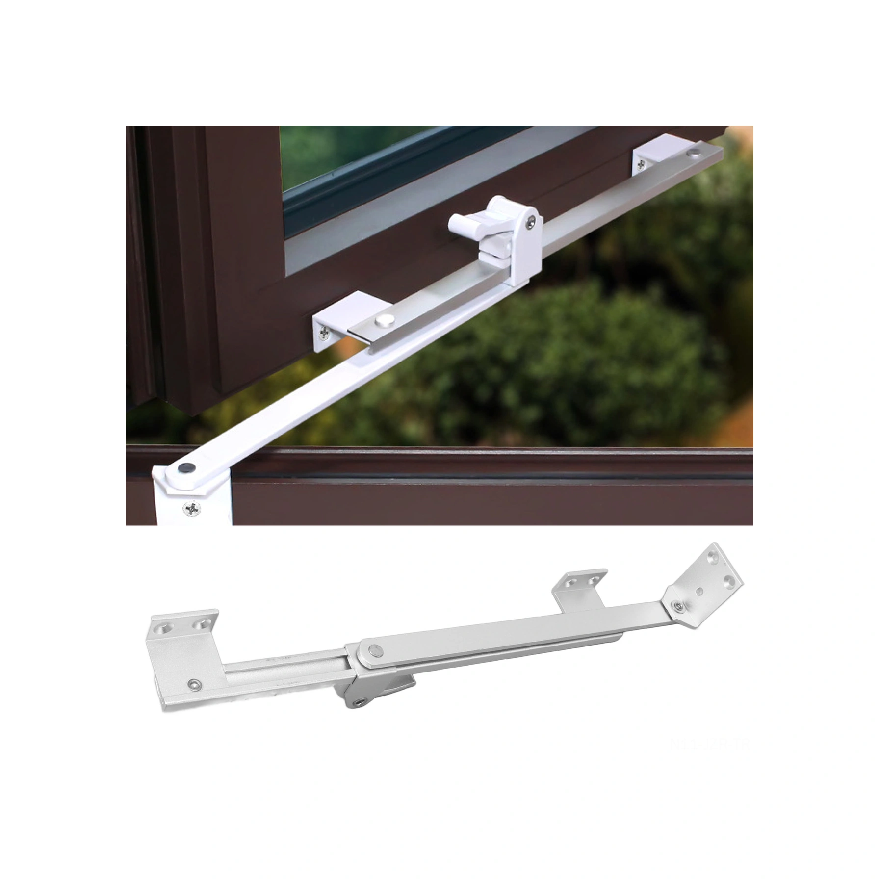 Geeroyoo Alüminyum Pencere Konumlandırıcı, Uzayabilir, Kaydırmalı/pivot Pencere Uyumlu, Ev/ofis Güvenliği Artırıcı, Kolay Kurulum Diğer