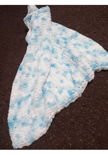 Puffy Erkek Bebek Battaniyesi - Mavi