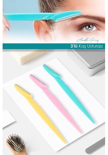 Kaş Düzeltici ve Şekillendirici Jilet Epilatör 3'lü