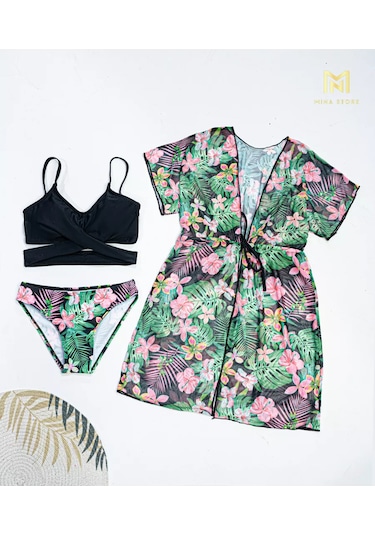 Mına Store 3'lü Bikini Çiftler İçin Ayrı Parçalı Mayo 165132052