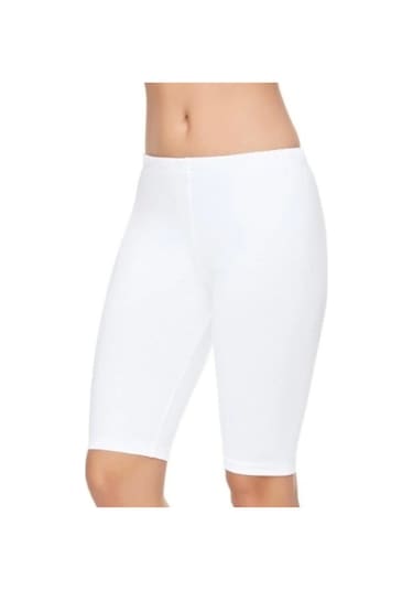 Bayan Kısa Tayt 2218 Gri Melanj