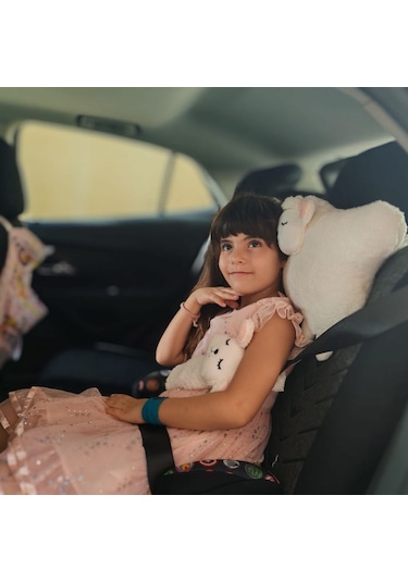Tosbai Araba Boyun Yastığı Ve Emniyet Kemeri Kılıfı Seti Hayvan D