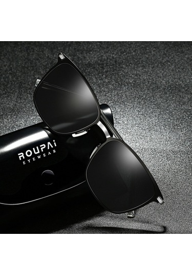 Cbtx Uv 400 Kare Şeklinde Erkek Güneş Gözlüğü Siyah - Gri