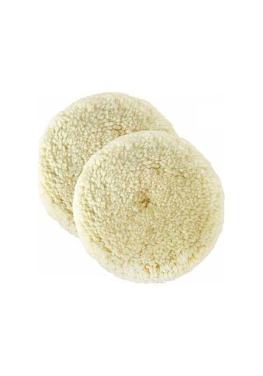 Pazly Pamuk Ve Yün Karışımı 2'li Cilalama Pedi Seti - 3-7 İnç Boyut Seçenekleri