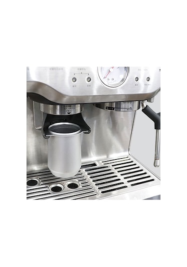 Yaleker Breville 8 Serisi İçin Siyah Alüminyum Kahve Tozu Toplayıcı Kupa - Tekrarlı Kullanım, Kolay Temizleme, Dökülmeyi Önleyen Ev Ve Kahve Dükkanı Aksesuarı Siyah