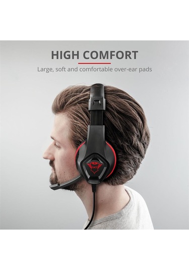 Trust GXT 404R Rana Switch Kulak Üstü Oyuncu Kulaklığı