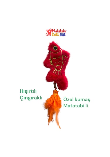 Matatabi Cats Balık Peluş Kedi Oyuncağı