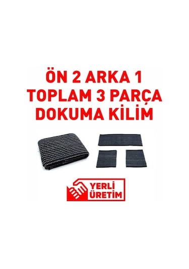 Oto Kilim 3’Lü Set Ön Ve Arka Koltuk Terletmez Konforlu