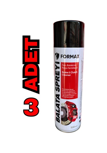 Formax Fren,balata Ve Parça Temizleme Spreyi 500 Ml 3 Adet