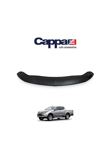 Cappafe Mitsubishi L200 Ön Kaput Koruma Rüzgarlık 4Mm Abs 15-1