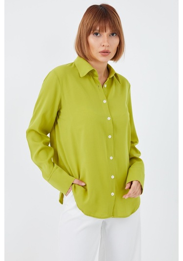 Dparis Fitilli Gömlek Yağ Yeşili