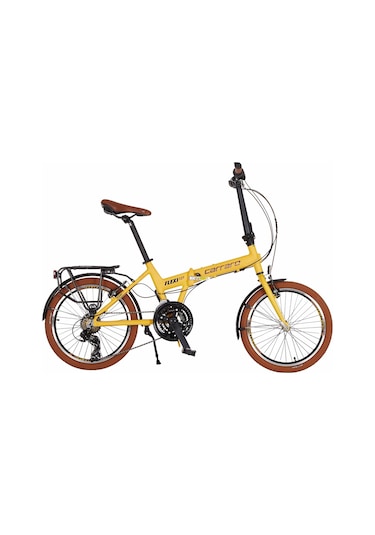 Carraro Flexi 121 Vb V Fren Shimano 21 Vites Katlanır Bisiklet Sarı Bakır - Sarı - Siyah