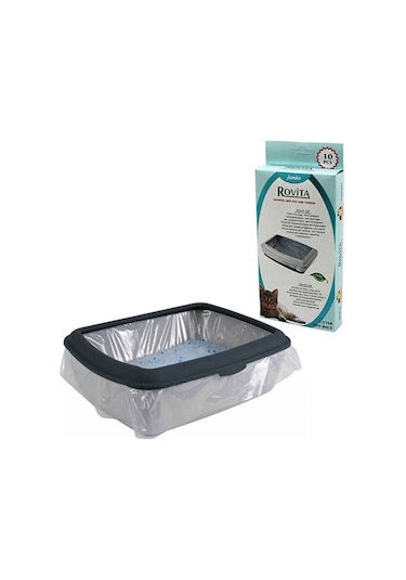 Rovita Dayanıklı Kedi Kum Kabı Torbası 55x43 cm (10 Adet)