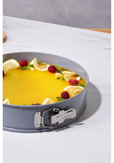 Karaca  Süper 2'li Kek Kalıbı Seti Gri Fuşya 28/24 cm