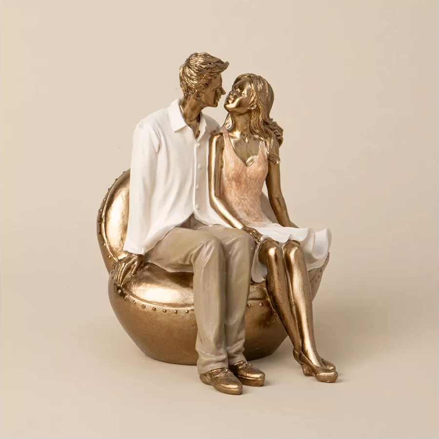 Lefard İç Mekân Figürü "aşıklar" Heykelciği 15.5x17.5 Cm 215262858