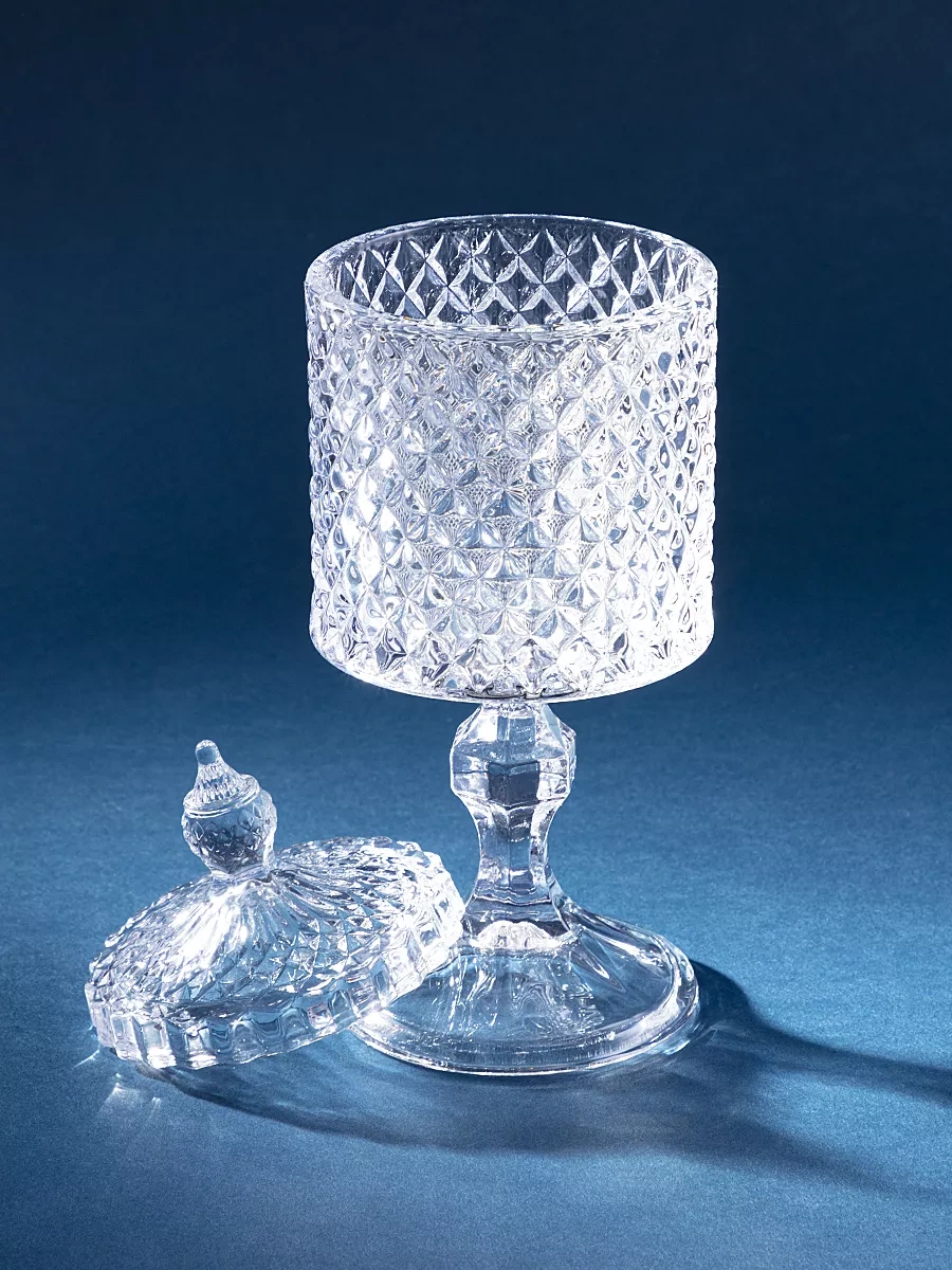 Lefard Dıamant 300 Ml Cam Kavanoz Ayaklı Kapaklı 178969475