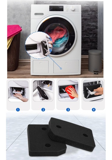 Miele Tdd230wp Uyumlu Kurutma Makinesi Sünger Filtresi 3 Adet