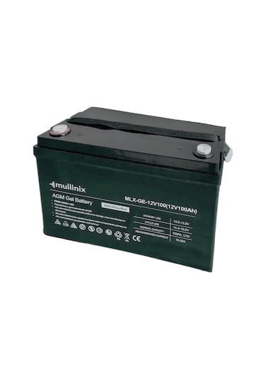 Mullinix 12v 100ah Derin Döngülü Agm Jel Akü