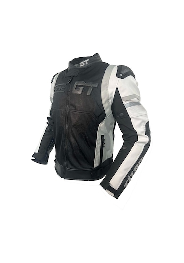 Forte GT Titan Hörgüçlü Motosiklet Montu Beyaz - Siyah