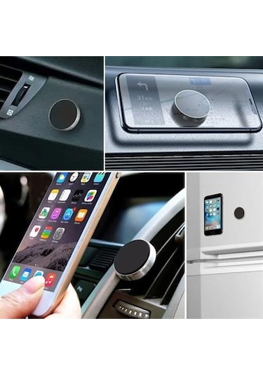 Telefon Tutucu Manyetik Araç İçi Çok Amaçlı Güçlü Mıknatıs Tutucu
