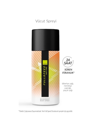 Full Speed Fast Fwd Stop Ve Focus Erkek Deodorant Paketi