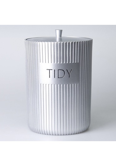 Grooved Banyo Seti   Gümüş