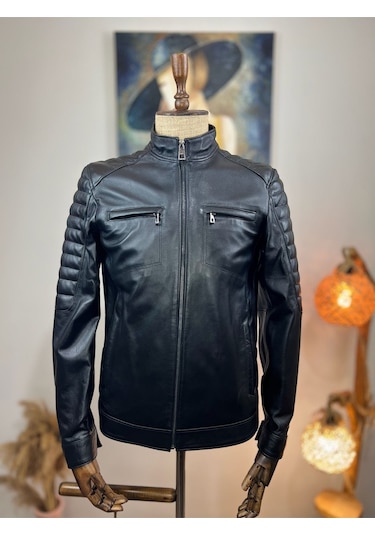 Always Leather Usta İşi Özel Dikim %100 Hakiki Deri 1803340014 Siyah