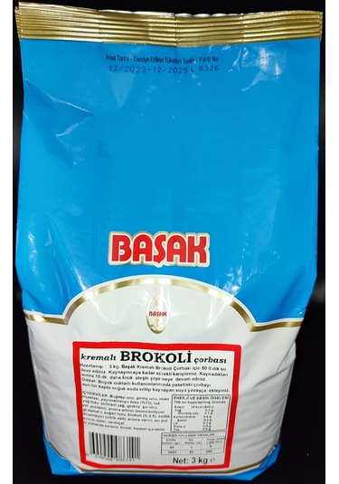 Başak Kremalı Brokoli Çorba 3 KG