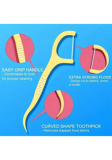 Willowhaven 50lı Paket Nane Aromalı Diş İpi Ve Kürdan Seti, Taşınabilir Kutu, Alkol İçermez, Aile Kullanımı