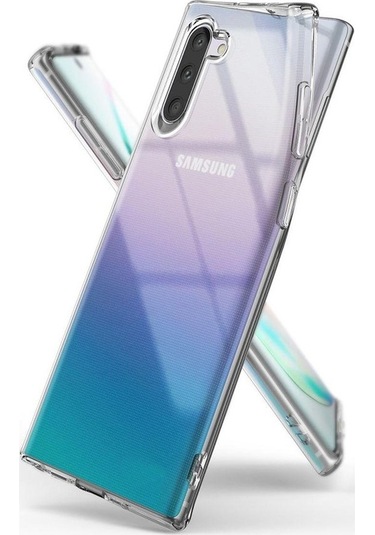 Samsung Galaxy Uyumlu Note 10 Tıpalı Kamera Korumalı Şeffaf Silikon Kılıf